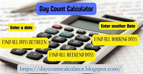 day count calculator.